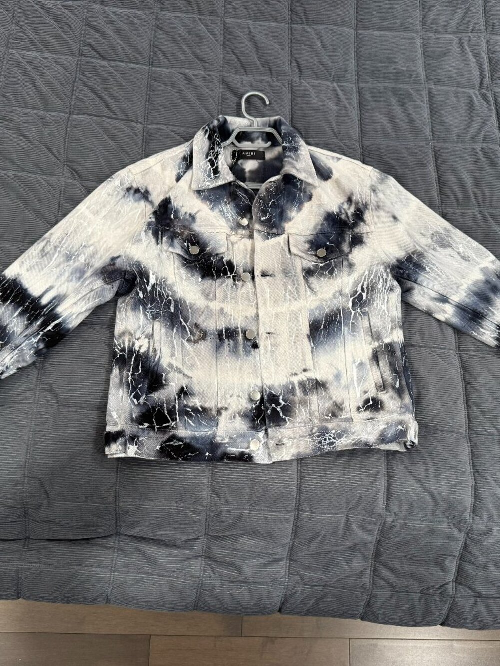 AMIRI TIE DYE TRUCKER JACKET